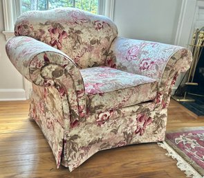 Drexel Heritage Floral Upholstered Armchair