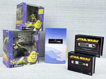 Star Wars And Shrek Collectibles