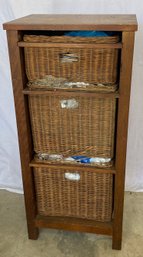 Three Drawer Basket Shelf