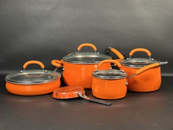 A Set Of Durable Non-Stick Cookware By Rachael Ray