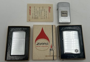 Vintage 1960s ZIPPO Lighter Grouping