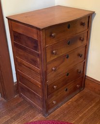 Beautiful Pine Chest Of Drawers, Lovely Patina, Five Drawers