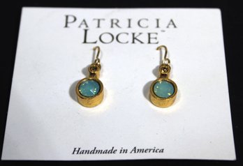 Pair Never Worn Patricia Locke Pierced Earrings On Card