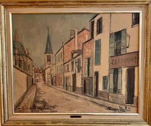 Mid Century TURNER Wall Accessory - Utrillo Scene