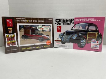 AMT, Pair Of Model Kits: George Barris Surf Woody & Streetle Beetle. (#164)