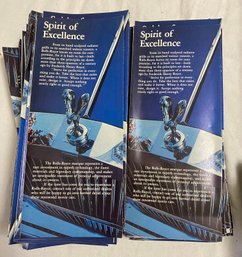 1983 Rolls-Royce Spirit Of Excellence Brochures