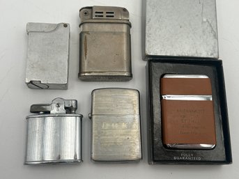 Vintage Lighter Grouping- Including Vintage ZIPPO And RARE BEATTIE 'JET' LIGHTER