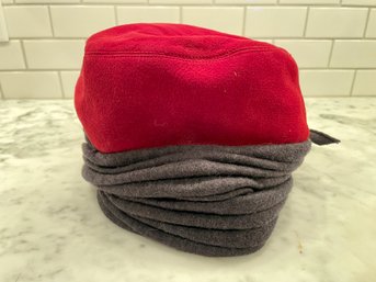 Farnsworth Reed Ltd (Washington)Felt Grey & Red Slouch Hat