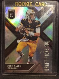 2018 Panini Elite Draft Picks Collegiate Josh Allen Rookie Card - M