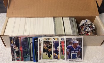Lot Of 2008 Topps, Press Pass & Stadium Club Football Cards With Witten Jersey Relic Card
