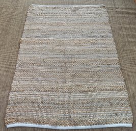 4x6 Jute / Cotton Blend Area Rug