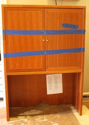 Desk Top Hutch Section With Wood Doors Lot - 3 (Office 6)