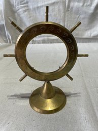 Brass Like Nautical Ship Wheel