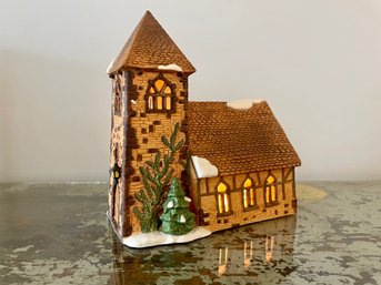 Village Church From The Dickens Village Series - Heritage Village Collection By Department 56