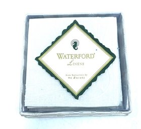 New In Box - Waterford Linens Embroidered Seahorse Motif