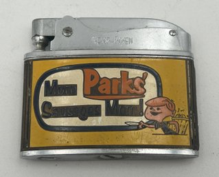 Vintage 1950s Rosen PARKS SAUSAGES Advertising Lighter