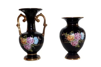 Pair Of Spyropoulos Hand Made Urn Style Vases