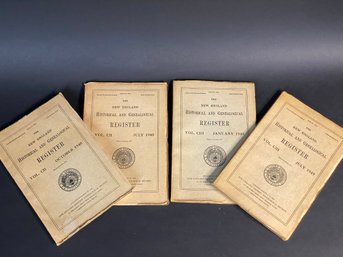 Vintage 1940s New England Historical & Genealogical Registers