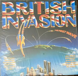 BRITISH INVASION THE FIRST WAVE - RECORD - BU5460 - IN SHRINK- RARE- VG CONDITION