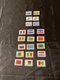 21 United Nation Stamp Set- Flags