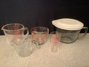 Mixed Pyrex And Anchor Measuring Cups #1