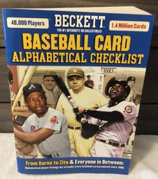 2005 Beckett Baseball Card Alphabetical Checklist Book