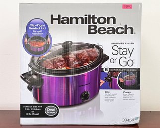 A Hamilton Beach Crock Pot