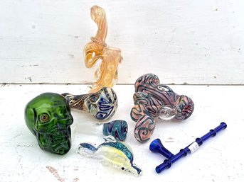New Art Glass Cannabis Pipes - 'B'