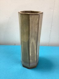 Hexagonal Pottery Vase