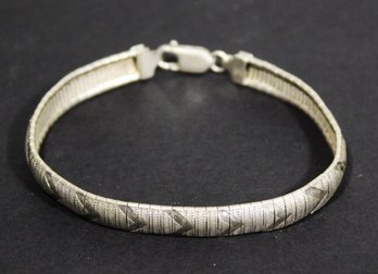 Vintage Italian Sterling Silver Bracelet