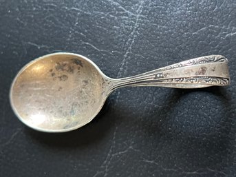 Sterling Silver Loop Handle Baby Spoon With Hallmark