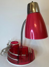 Gooseneck Organizer Desk Lamp - Plastic - Hot Pink - Barbie Theme Room