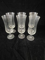 Stemmed Water Glasses - Set Of 6