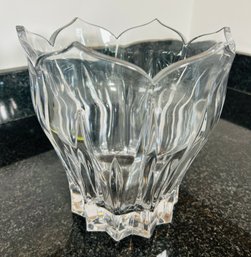 Large Glass Crystal Tulip Bowl 8.5 Height