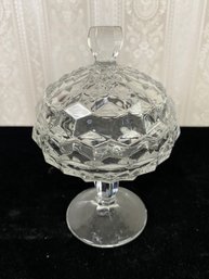 Fostoria American Vintage Covered Standing Bowl