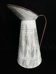 Galvanized Pitcher