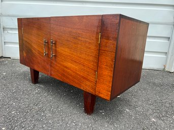 Vintage Midcentury 2 Door Mini Credenza