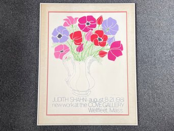 A Vintage Judith Shahn Gallery Poster