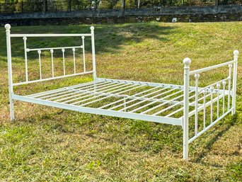 A Metal Queen Bedstead