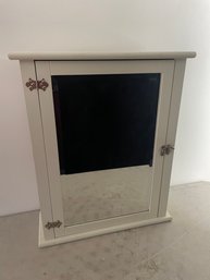 Mirrored White Medicine Cabinet