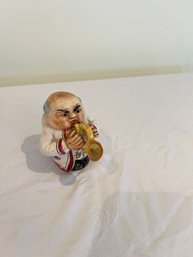 Ceramic French Horn Playing Figure