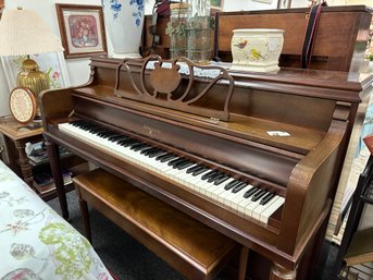 Sohmer & Co.  Upright Piano And Bench