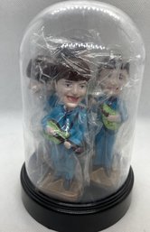 Rare Sealed BEATLES NODDER FIGURES - Dated 1964 With Original Dome