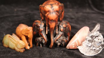 LOT OF VINTAGE ANIMAL SCULPTURES