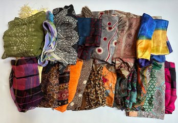 20 Scarves: Many Silk, Many Vintage