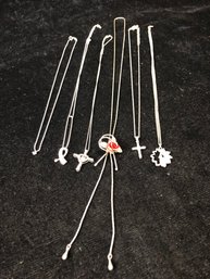 Silver Necklace Lot