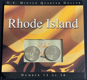 U.S. Minted Quarter Dollar Rhode Island