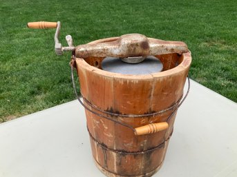 Vintage Ice Cream Churn