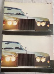 1978 Rolls- Royce Corniche Sales Brochures