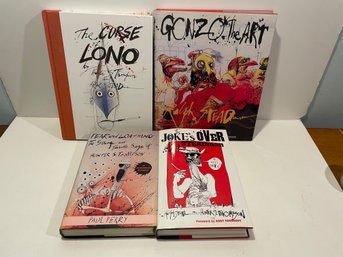 4 Books By Hunter S Thompson And Ralph Steadman ( Illustrator).